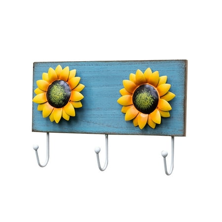 Anvazise Retro Wood Metal Sunflower Keys Coats Hanger Kitchen Room Wall Hanging Hook
Anvazise Retro Wood Metal Sunflower Keys Coats Hanger Kitchen Room Wall Hanging Hook