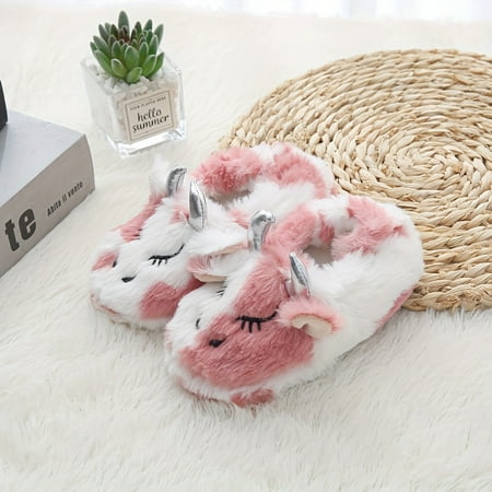 Cute Cartoon Cow Furry House Shoes For Girls Comfortable Non Slip Soft Bottom Walking Shoes For Indoor Autumn And Winter
Cute Cartoon Cow Furry House Shoes For Girls Comfortable Non Slip Soft Bottom Walking Shoes For Indoor Autumn And Winter