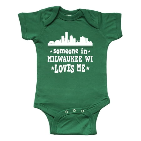 Inktastic Milwaukee Wisconsin Someone Loves Me Gift Baby Boy or Baby Girl Bodysuit
Inktastic Milwaukee Wisconsin Someone Loves Me Gift Baby Boy or Baby Girl Bodysuit