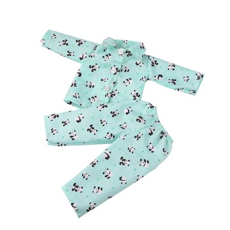 New 4 Styles Handmade Sleep Clothes Girl 43cm Clothes Clothes Accessory Cute Doll Pajamas Cartoon Printed Pajamas 4
New 4 Styles Handmade Sleep Clothes Girl 43cm Clothes Clothes Accessory Cute Doll Pajamas Cartoon Printed Pajamas 4