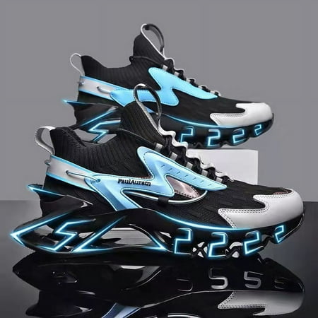 Fashionable Knitted Blade Sneakers for Men: Breathable Shock-Absorbing Non-Slip Running Shoes for Active Wear-1822138
Fashionable Knitted Blade Sneakers for Men: Breathable Shock-Absorbing Non-Slip Running Shoes for Active Wear-1822138