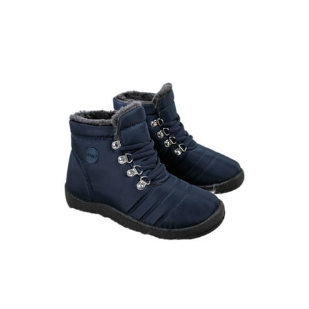 Bellella Women Snow Boots Lace Up Warm Booties Plush Lined Winter Boot Breathable Ankle Bootie Work Outdoor Blue 8
Bellella Women Snow Boots Lace Up Warm Booties Plush Lined Winter Boot Breathable Ankle Bootie Work Outdoor Blue 8