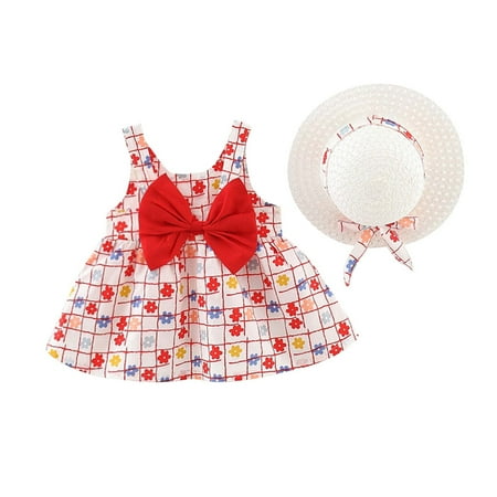 MELDVDIB Toddler Baby Girls Hawaiian Holiday Dress + Hat Backless Sundress Birthday Party Princess Clothes on Clearance
MELDVDIB Toddler Baby Girls Hawaiian Holiday Dress + Hat Backless Sundress Birthday Party Princess Clothes on Clearance