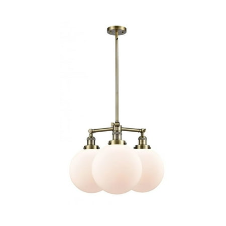 Antique Brass Tone Chandeliers 24 Wide Steel/Cast Brass/Glass Medium Base 3 Light Fixture
Antique Brass Tone Chandeliers 24 Wide Steel/Cast Brass/Glass Medium Base 3 Light Fixture