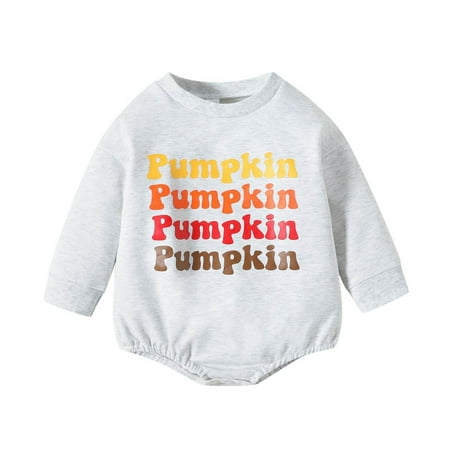 Boys Girls Long Sleeve Letter Pullover Romper Sweatshirt Bodysuits Newborn Boy Clothes Newborn Halloween Costume Toddler Boy Fall Clothes
Boys Girls Long Sleeve Letter Pullover Romper Sweatshirt Bodysuits Newborn Boy Clothes Newborn Halloween Costume Toddler Boy Fall Clothes