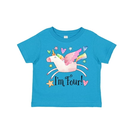 Inktastic I m 4 Cute Rainbow Unicorn with Stars and Hearts Gift Toddler Boy or Toddler Girl T-Shirt
Inktastic I m 4 Cute Rainbow Unicorn with Stars and Hearts Gift Toddler Boy or Toddler Girl T-Shirt