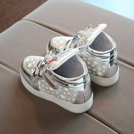 Toddler Baby Fashion Sneakers Star Luminous Child Casual Colorful Light Shoes