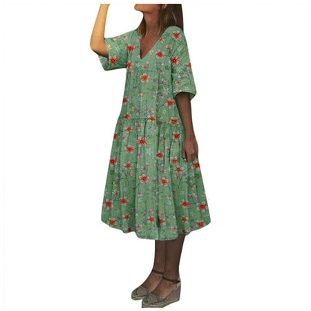 Dresses for Women Black Dress Women Holiday Style Feminino Print Leisure Large Size Ladies Dress Dress for Women 2022 Dresses for Women Long Dresses for Women Clearance 2023 Green L
Dresses for Women Black Dress Women Holiday Style Feminino Print Leisure Large Size Ladies Dress Dress for Women 2022 Dresses for Women Long Dresses for Women Clearance 2023 Green L