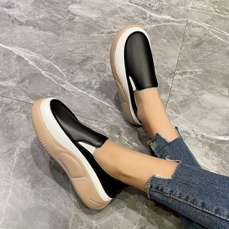 DONGGTGDZ Comfortable Women‘s Slip-On PU Leather Walking Flats - Stylish Round Toe Flat Loafers for Maximum Comfort and Support
DONGGTGDZ Comfortable Women‘s Slip-On PU Leather Walking Flats - Stylish Round Toe Flat Loafers for Maximum Comfort and Support