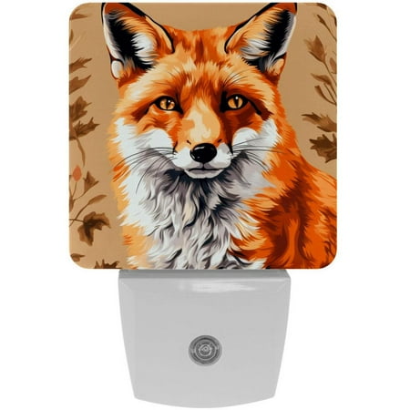 Fox LED Square Night Light - Modern and Stylish Plug-in Lamp for Bedside or Hallway - Energy Efficient and Soft Glow Indoor Lighting
Fox LED Square Night Light - Modern and Stylish Plug-in Lamp for Bedside or Hallway - Energy Efficient and Soft Glow Indoor Lighting