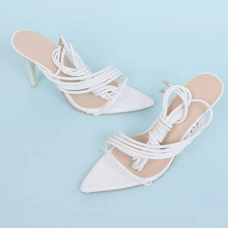 Cathalem Fashion Women‘s Breathable Lace Up Shoes High Heels Casual Sandals Womens Breathable Walking Sandals White 8.5
Cathalem Fashion Women‘s Breathable Lace Up Shoes High Heels Casual Sandals Womens Breathable Walking Sandals White 8.5