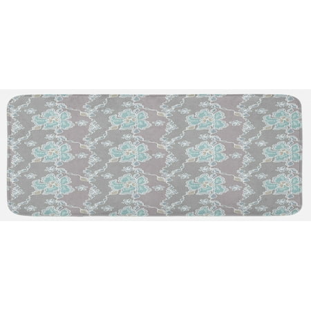 Floral Kitchen Mat Abstract Design Lace Background Victorian Inspired Image Vintage Soft Colors Plush Decorative Kitchen Mat with Non Slip Backing 47 X 19 Grey Seafoam Tan by Ambesonne
Floral Kitchen Mat Abstract Design Lace Background Victorian Inspired Image Vintage Soft Colors Plush Decorative Kitchen Mat with Non Slip Backing 47 X 19 Grey Seafoam Tan by Ambesonne
