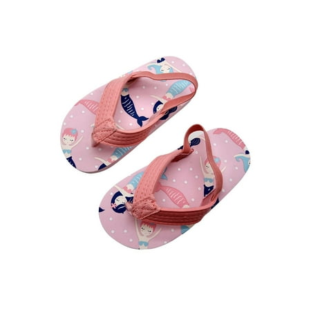 Ymiytan Child Sandals Cartoon Thong Beach Flip Flops Outdoor Comfortable Breathable Slip On Flat Sandal Mermaid-Pink 11.5c
Ymiytan Child Sandals Cartoon Thong Beach Flip Flops Outdoor Comfortable Breathable Slip On Flat Sandal Mermaid-Pink 11.5c