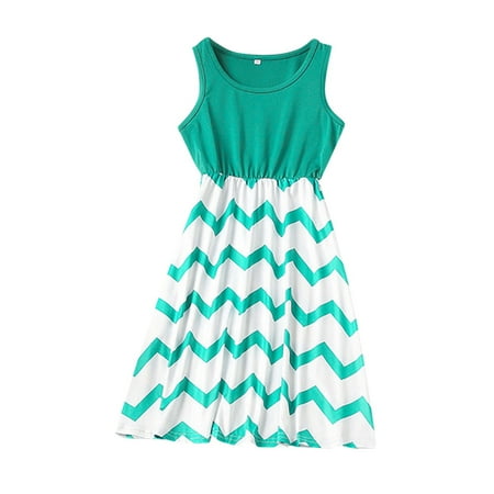 TAIAOJING Kids Kid Girls Dress Mommy And Me Sleeveless Striped Print Maxi Dresses Family Summer Matching Set
TAIAOJING Kids Kid Girls Dress Mommy And Me Sleeveless Striped Print Maxi Dresses Family Summer Matching Set