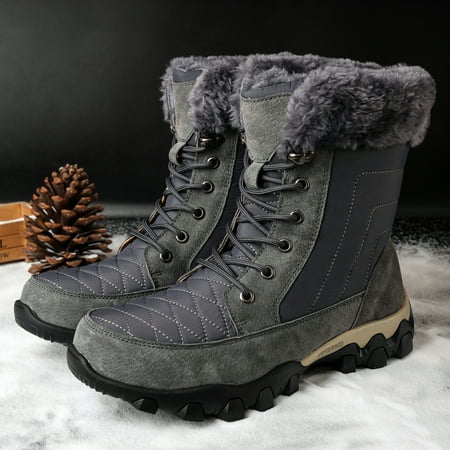 Round Toe Anti Slip Ankle Boots Warm Plush Inner Lace Up Snow Boots Women s Footwear
Round Toe Anti Slip Ankle Boots Warm Plush Inner Lace Up Snow Boots Women s Footwear