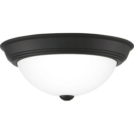 Quoizel Erwin 2-Light 13 Ceiling Light in Matte Black