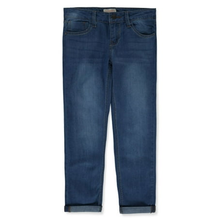 Cookie s Girls Roll Cuff Jeans - jelly fish blue 4t (Toddler)
