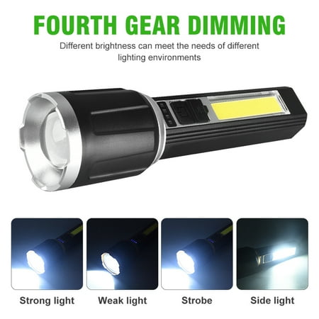 Kotyreds Flash Light Portable Work Light 300 Lumens for Outdoor Camping Hiking Emergency
Kotyreds Flash Light Portable Work Light 300 Lumens for Outdoor Camping Hiking Emergency