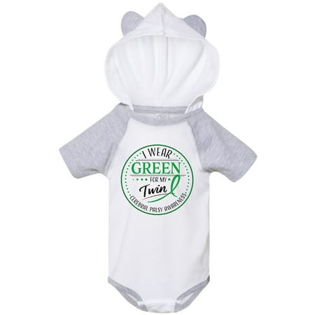 Inktastic I Wear Green for my Twin- Cerebral Palsy awareness Gift Baby Boy or Baby Girl Bodysuit
Inktastic I Wear Green for my Twin- Cerebral Palsy awareness Gift Baby Boy or Baby Girl Bodysuit
