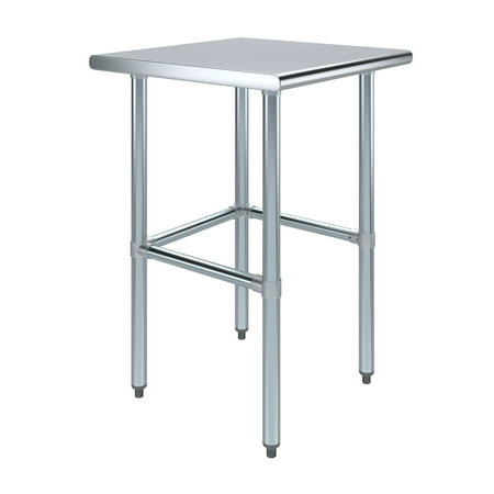 AmGood 24 Long x 24 Deep Stainless Steel Work Table Open Base | Work Station | Metal Work Bench
AmGood 24 Long x 24 Deep Stainless Steel Work Table Open Base | Work Station | Metal Work Bench