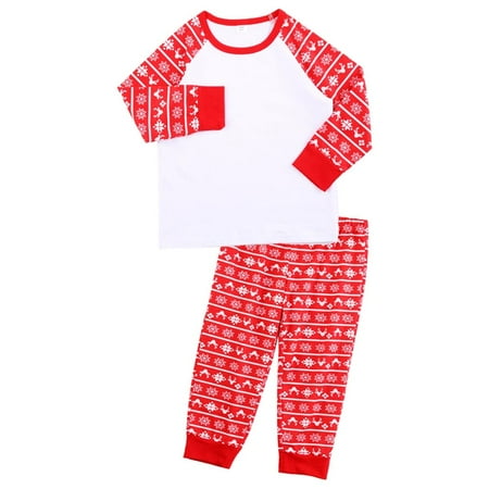 TINKER Christmas Family Pajamas Set Holiday Leisure and Comfortable Family Pajamas Set