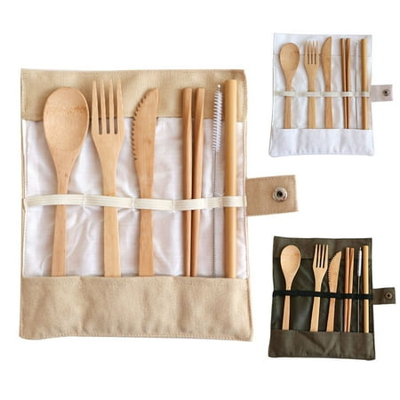 chaolangshun 7Pcs Flatware Cutlery Eco-friendly Bamboo Knife Fork Spoon Chopsticks Straw Set
chaolangshun 7Pcs Flatware Cutlery Eco-friendly Bamboo Knife Fork Spoon Chopsticks Straw Set