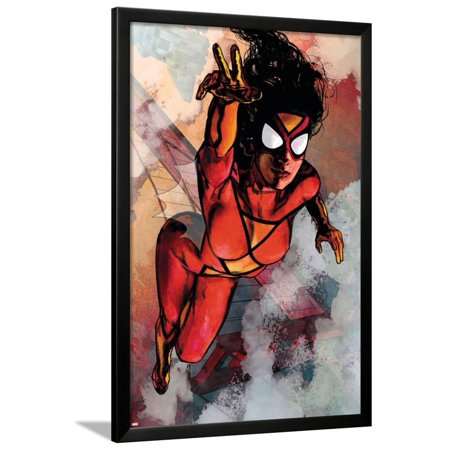 Spider-Woman No.5 Cover: Spider Woman Framed Poster Wall Art By Alex Maleev