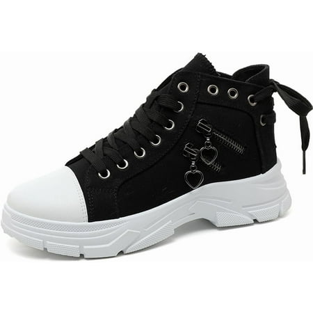 Omagie Womens Canvas Sneakers High Top Lace up Casual Walking Shoes Air Cushion Sneakers
Omagie Womens Canvas Sneakers High Top Lace up Casual Walking Shoes Air Cushion Sneakers