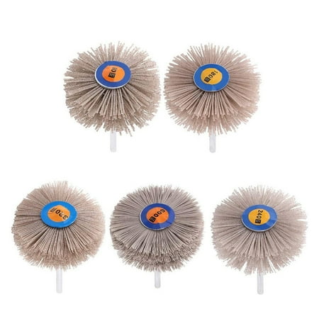 Abrasive Wheel Brush Nylon: 5PCS Abrasive Grinding Head Woodworking Sanding Mop 
Abrasive Wheel Brush Nylon: 5PCS Abrasive Grinding Head Woodworking Sanding Mop