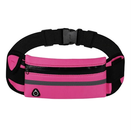 2pcs Outdoor Sports Waist Bag Running Waist Packs Hiking Small Packs for Man Women Carrying pink