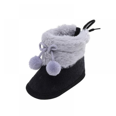 Xmarks Toddler Baby Boy s Girl s Snow Boot Flat Pom Pom Winter Warm Shoes Toddler Snow Warm Anti-Slip Boots Black 0-18 Months
Xmarks Toddler Baby Boy s Girl s Snow Boot Flat Pom Pom Winter Warm Shoes Toddler Snow Warm Anti-Slip Boots Black 0-18 Months