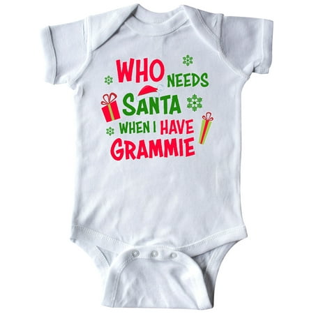 Inktastic Who Needs Santa When I Have Grammie Gift Baby Boy or Baby Girl Bodysuit
Inktastic Who Needs Santa When I Have Grammie Gift Baby Boy or Baby Girl Bodysuit