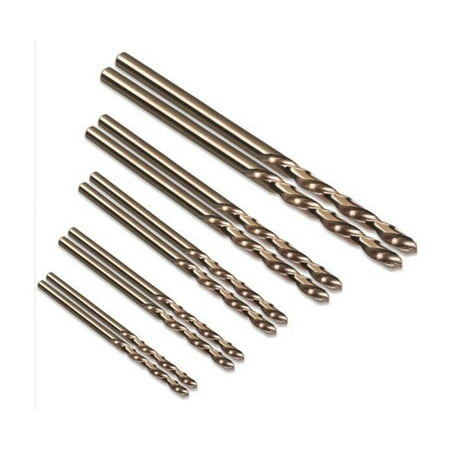 BAMILL 10pcs/Set Drill HSS M35Co Drill Bit Shank 1mm/1.5mm/2mm/2.5mm/3mm Durable
BAMILL 10pcs/Set Drill HSS M35Co Drill Bit Shank 1mm/1.5mm/2mm/2.5mm/3mm Durable