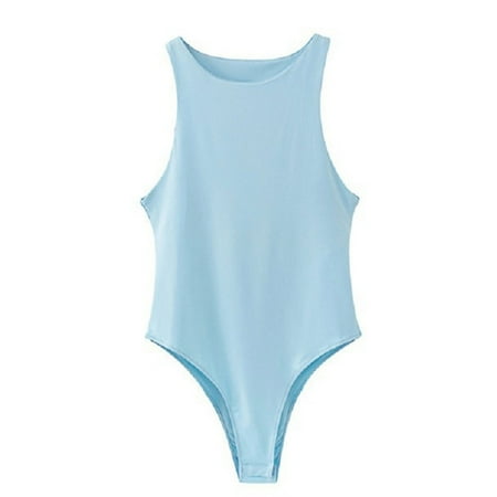 Bodysuit Shapewear for Women Slim Fit Sexy Sleeveless Jumpsuit Tops for Teens Adults Blue XL
Bodysuit Shapewear for Women Slim Fit Sexy Sleeveless Jumpsuit Tops for Teens Adults Blue XL