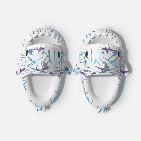 QWZNDZGR Summer Lovely Shark Slippers Tiger Panda Print Anti-Skid Flip Flops Couple Beach Slides Outdoor Indoor Household Funny Slippers
QWZNDZGR Summer Lovely Shark Slippers Tiger Panda Print Anti-Skid Flip Flops Couple Beach Slides Outdoor Indoor Household Funny Slippers