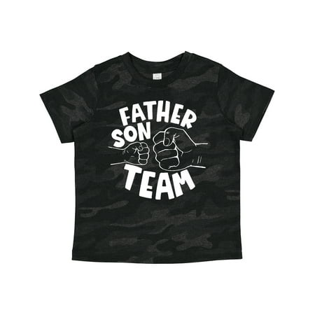 Inktastic Father s Day Father Son Team Parent Child Fist Bump Gift Toddler Boy or Toddler Girl T-Shirt
