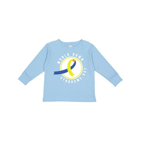 Inktastic World Down Syndrome Day with Yellow and Blue Ribbon Gift Toddler Boy or Toddler Girl Long Sleeve T-Shirt
Inktastic World Down Syndrome Day with Yellow and Blue Ribbon Gift Toddler Boy or Toddler Girl Long Sleeve T-Shirt