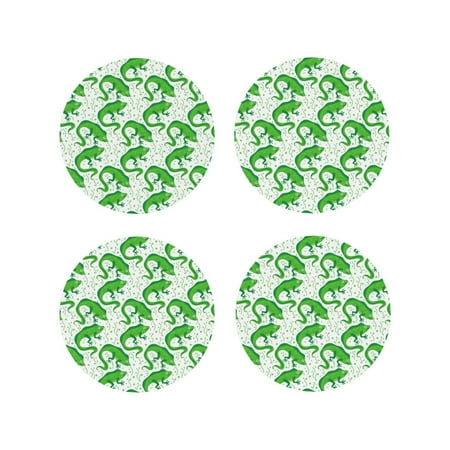Leather Coasters with Heat-resistant for Drinks Funny Chameleon Lizard Green -标题2 Round Shape
Leather Coasters with Heat-resistant for Drinks Funny Chameleon Lizard Green -标题2 Round Shape