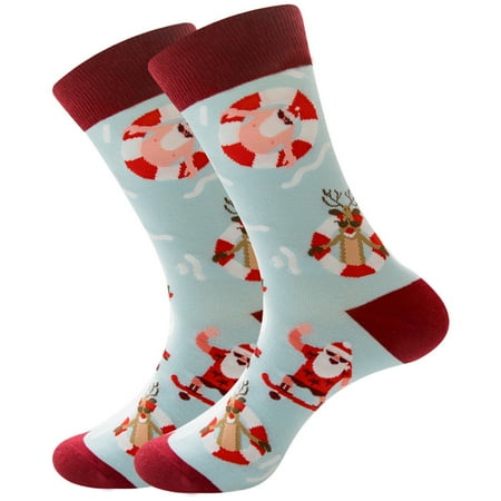 Unisex Christmas Novelty Crew Socks Funny Cartoon Santa Claus Printed Cotton Mid Tube Hosiery New Year Holiday Gifts
Unisex Christmas Novelty Crew Socks Funny Cartoon Santa Claus Printed Cotton Mid Tube Hosiery New Year Holiday Gifts