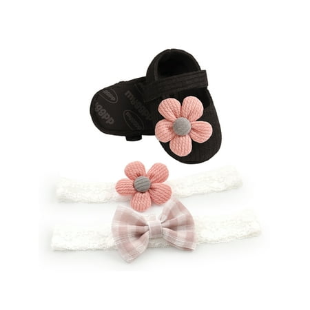 Sunisery Baby Girls Mary Jane Flats Shoes with Non-Slip Soft Sole and Hairbands 3 Piece Set
Sunisery Baby Girls Mary Jane Flats Shoes with Non-Slip Soft Sole and Hairbands 3 Piece Set