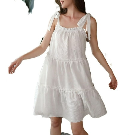 Cute Straps Slip Dress Sleeveless White Womens Nightgowns & Sleepshirts (Women s)
Cute Straps Slip Dress Sleeveless White Womens Nightgowns & Sleepshirts (Women s)