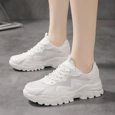 XIAQUJ Women Sports Shoes Fashion Summer New Pattern Solid Mesh Breathable Comfortable Thick Sole Non Slip Lace up Shoes Women s Fashion Sneakers White 7(38)
XIAQUJ Women Sports Shoes Fashion Summer New Pattern Solid Mesh Breathable Comfortable Thick Sole Non Slip Lace up Shoes Women s Fashion Sneakers White 7(38)