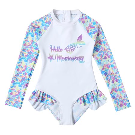 YWDJ 6Months -4 Years Toddler Girl Swimwear Long Sleeve Monogram Print One-Piece Swimsuit White 3-4 Years
YWDJ 6Months -4 Years Toddler Girl Swimwear Long Sleeve Monogram Print One-Piece Swimsuit White 3-4 Years