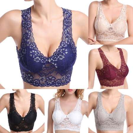 Xinhuadsh Ultra-Thin Sexy Women Solid Color Hollow Out Lace Sport Bra Underwear Brassiere 
Xinhuadsh Ultra-Thin Sexy Women Solid Color Hollow Out Lace Sport Bra Underwear Brassiere