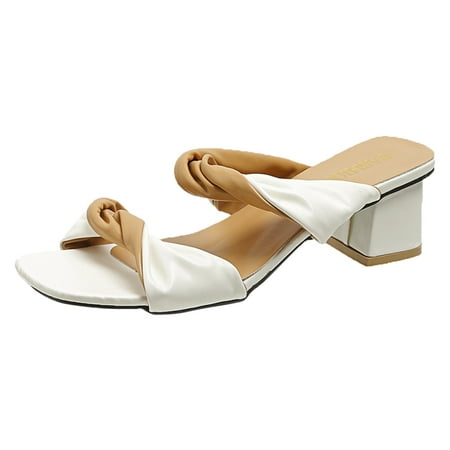 Heeled Sandals for Women Size 11 Ladies Summer Fashion Leather Non Slip Classic Square Head Outdoor Open Toe Wear Off Thick Heel Sandals Flat Scandals
Heeled Sandals for Women Size 11 Ladies Summer Fashion Leather Non Slip Classic Square Head Outdoor Open Toe Wear Off Thick Heel Sandals Flat Scandals
