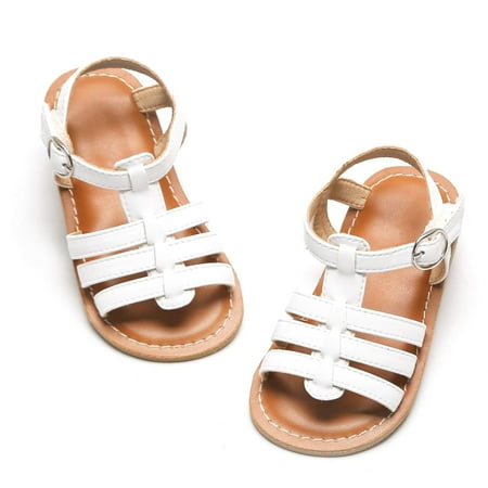 Girl’s Open Toe Flat Sandals Summer Casual Sandals (Toddler/Little Girl) 
Girl’s Open Toe Flat Sandals Summer Casual Sandals (Toddler/Little Girl)