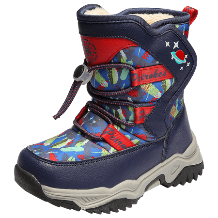 Kids Fleece Snow Boots Graphic Pattern Drawstring Lace Up Soft-soled Anti-slip Hook-and-loop Fastener High Top Outdoor Shoes For Winter
Kids Fleece Snow Boots Graphic Pattern Drawstring Lace Up Soft-soled Anti-slip Hook-and-loop Fastener High Top Outdoor Shoes For Winter