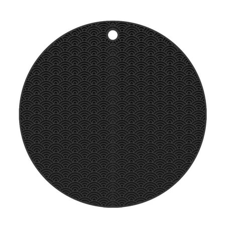 Insulation Placemat Silicone Table Mat Cushion Non-slip Heat-resistant Pot Dish Pad Black Round
Insulation Placemat Silicone Table Mat Cushion Non-slip Heat-resistant Pot Dish Pad Black Round