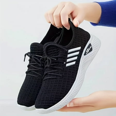 Women s Breathable Sneakers - Lightweight Casual Flying Woven Lace Up Outdoor Sport Shoes
Women s Breathable Sneakers - Lightweight Casual Flying Woven Lace Up Outdoor Sport Shoes