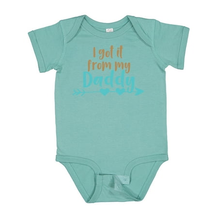 Inktastic I Got It from My Daddy Dad Father Arrow Hearts Gift Baby Boy or Baby Girl Bodysuit
Inktastic I Got It from My Daddy Dad Father Arrow Hearts Gift Baby Boy or Baby Girl Bodysuit